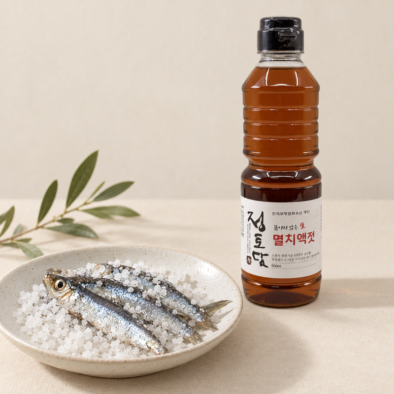 [Jeongtodam] 1.8L Anchovy fish sauce made with domestic anchovies and sun-dried salt, not boiled