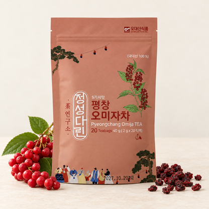 [Odaesan Foods] Pyeongchang Omija Tea, Carefully Brewed
