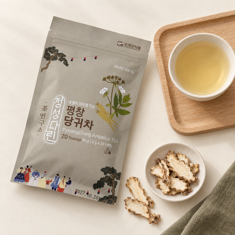 [Odaesan Foods] Pyeongchang Korean Angelica Tea, Carefully Brewed