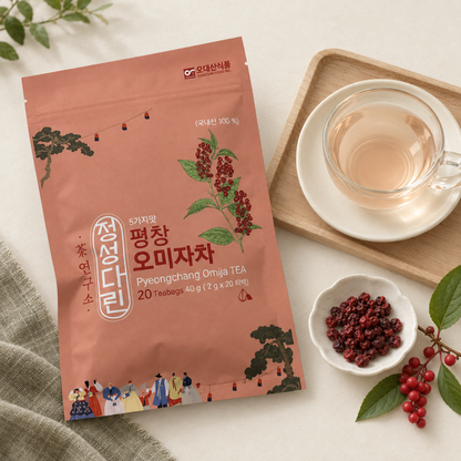 [Odaesan Foods] Pyeongchang Omija Tea, Carefully Brewed