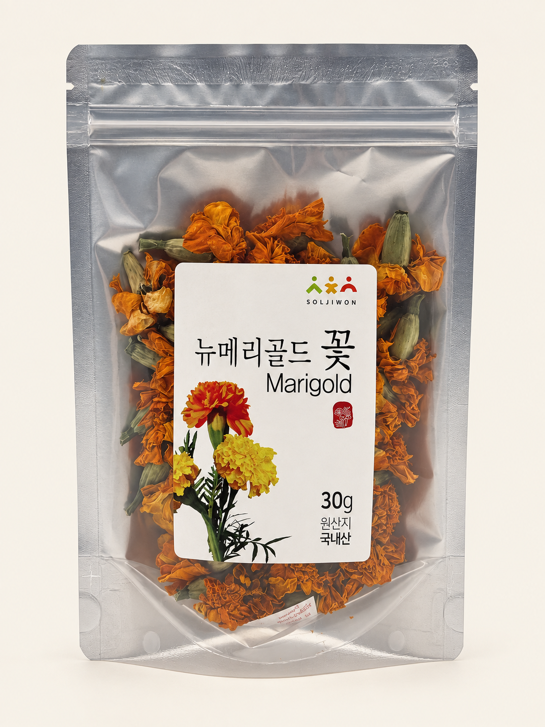 [솔지원] 메리골드 꽃 차 30g