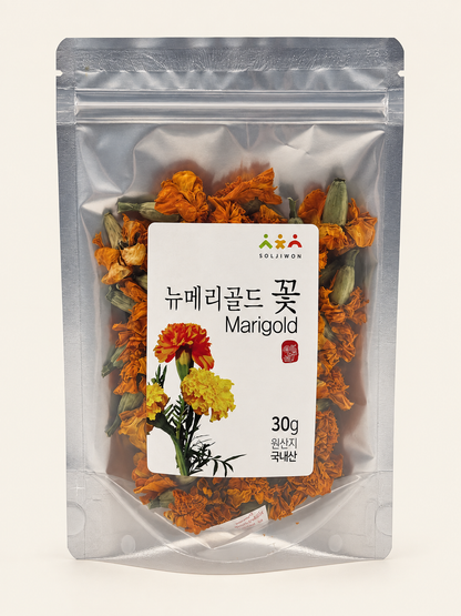 [솔지원] 메리골드 꽃 차 30g