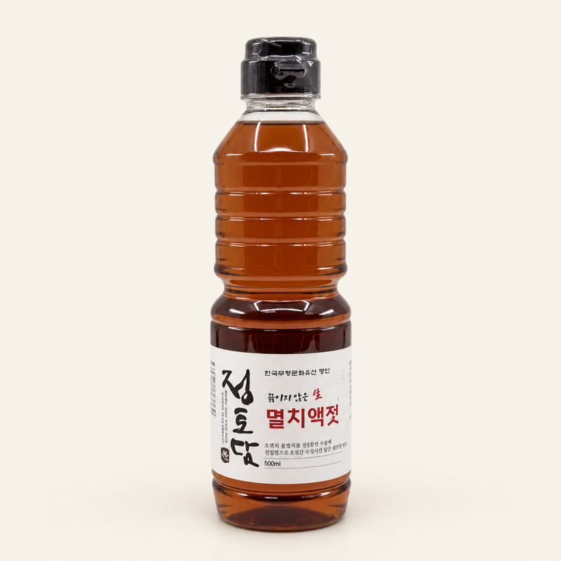 [Jeongtodam] 1.8L Anchovy fish sauce made with domestic anchovies and sun-dried salt, not boiled