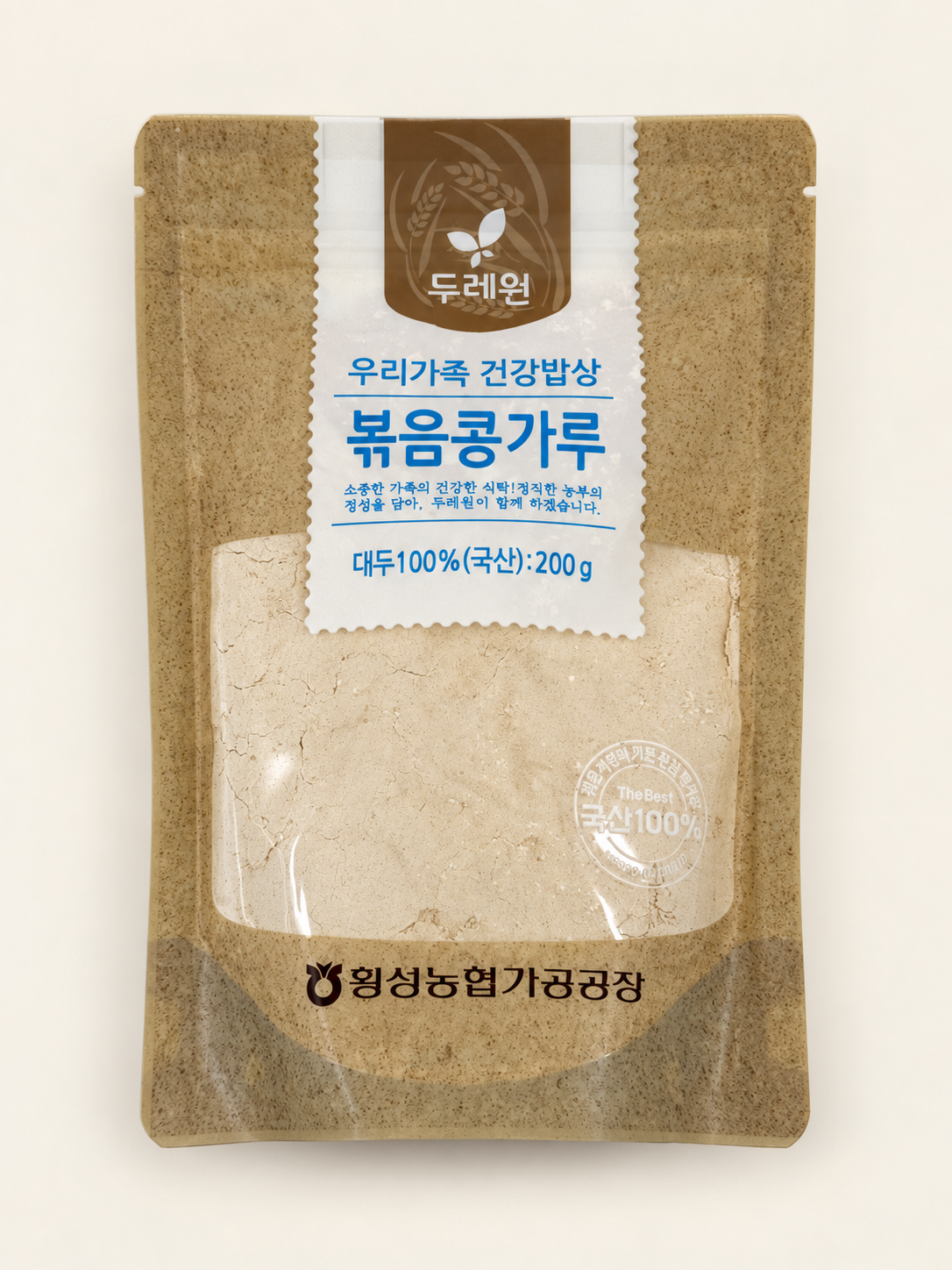 [두레원] 볶음콩가루 200g