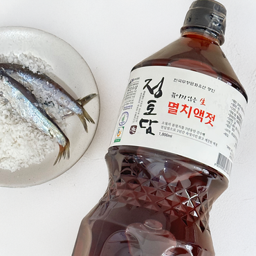 [정토담] 국내산 멸치와 간수로 끓이지 않고 만든 멸치액젓 1.8L