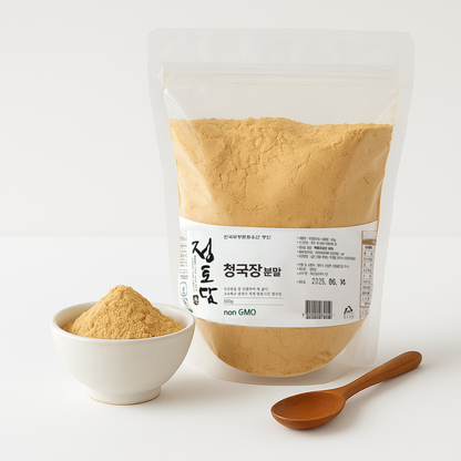[정토담] 국산콩 100% 청국장 분말 500g 발효 청국장 가루