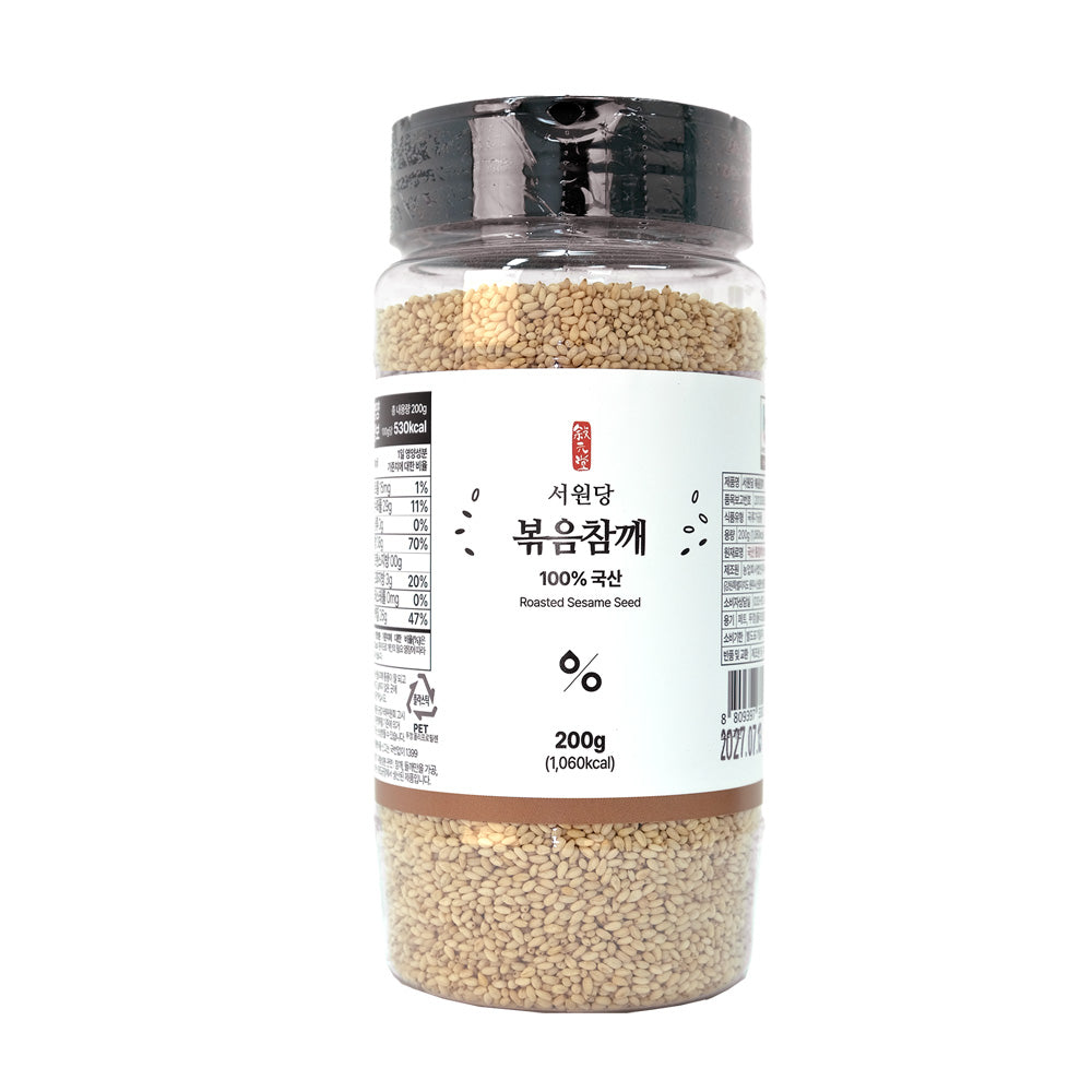 [서원당] 100%국내산 볶음참깨 200g