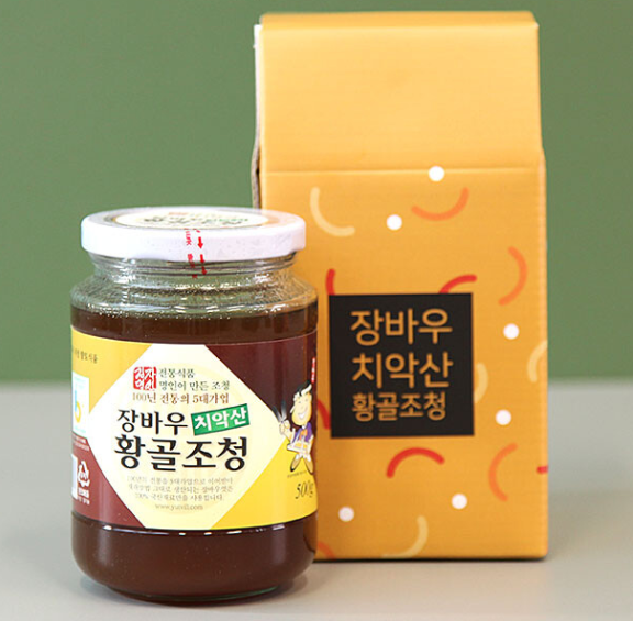 [장바우치악산황골엿] 장바우치악산황골 조청 500g