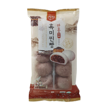 [밀원] 안흥 흑미찐빵 500g