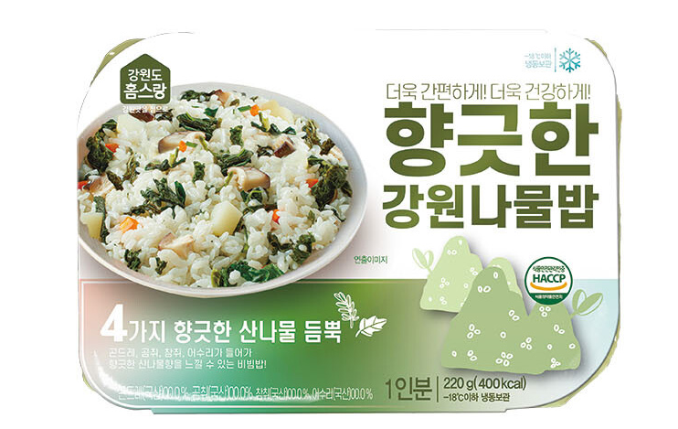 [강원도 홈스랑] 향긋한 강원 나물밥 220g