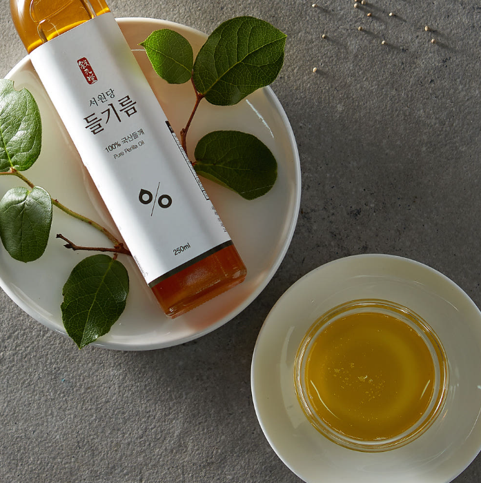 [서원당] 국산 들깨 100% 들기름 250ml (이진 ver)