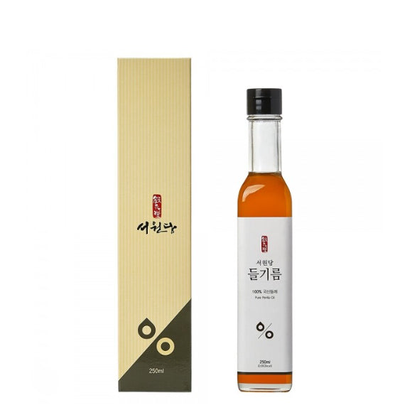[서원당] 국산 들깨 100% 들기름 250ml (이진 ver)