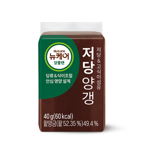 [대상웰라이프] 뉴케어 당플랜 저당 양갱 (40g x 8개입)