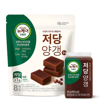 [대상웰라이프] 뉴케어 당플랜 저당 양갱 (40g x 8개입)