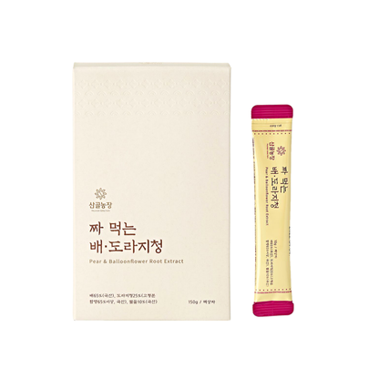 [산골농장] 짜 먹는 배 도라지청 150g