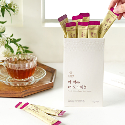 [산골농장] 짜 먹는 배 도라지청 150g
