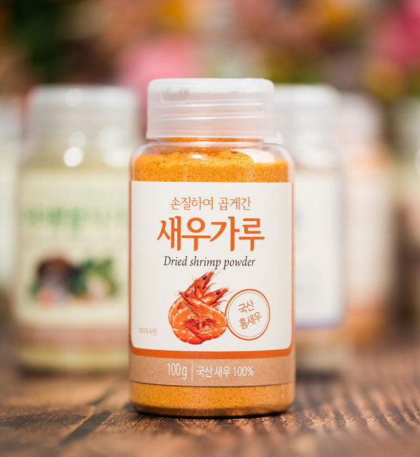 [석하] 손질하여 곱게 간 천연가루 새우가루 (100g)