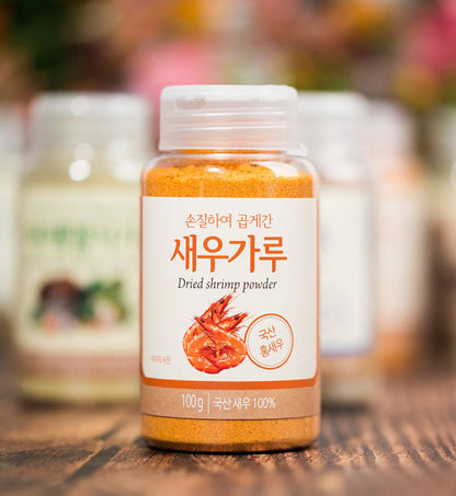 [석하] 손질하여 곱게 간 천연가루 새우가루 (100g)