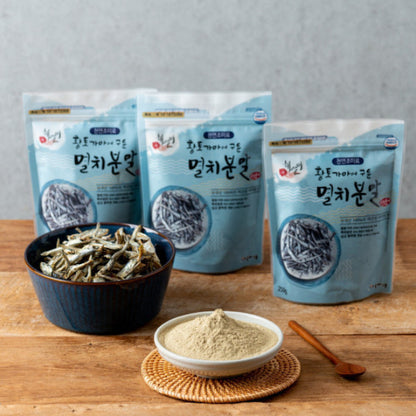 [동해식품] 황토가마에 구운 멸치 분말 250g