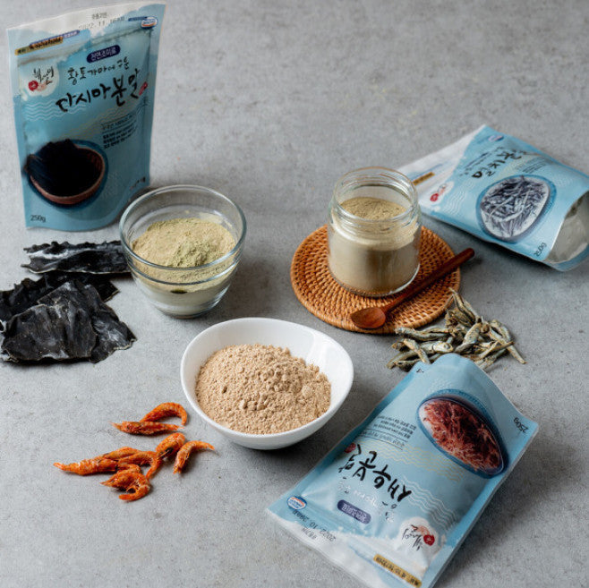 [동해식품] 황토가마에 구운 다시마 분말 250g