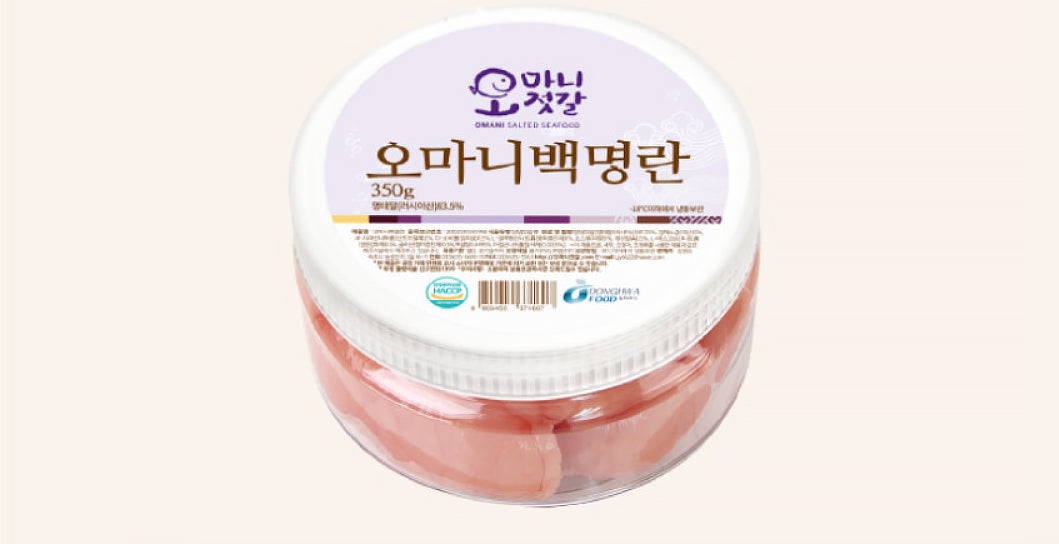 [동화푸드] 오마니 백명란젓 350g 속초 명장 대표 젓갈