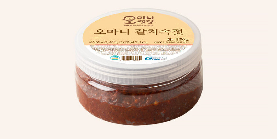 [동화푸드] 오마니 갈치속젓 350g 속초 명장 대표 젓갈
