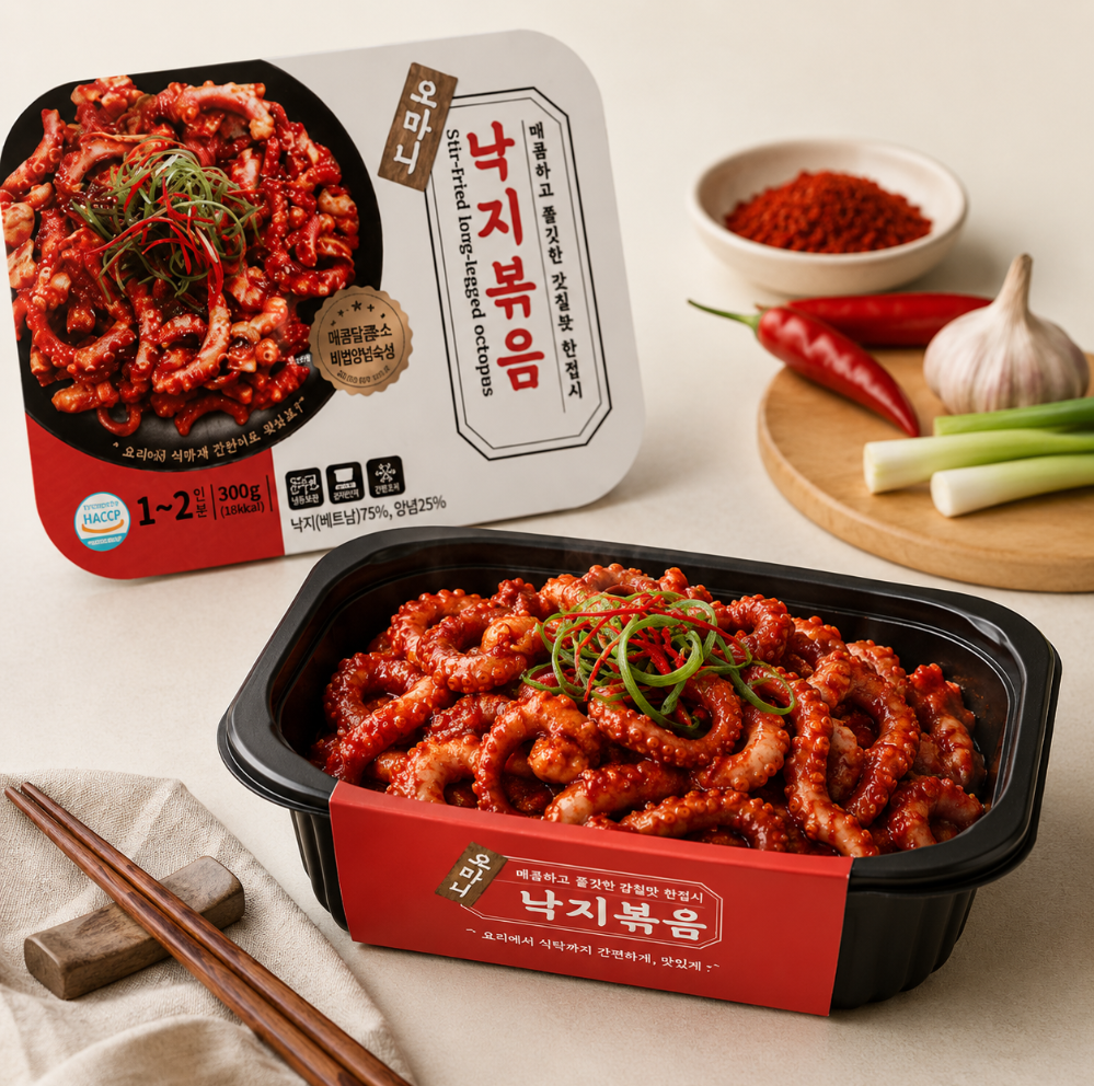 [동화푸드] 오마니 낙지볶음 300g