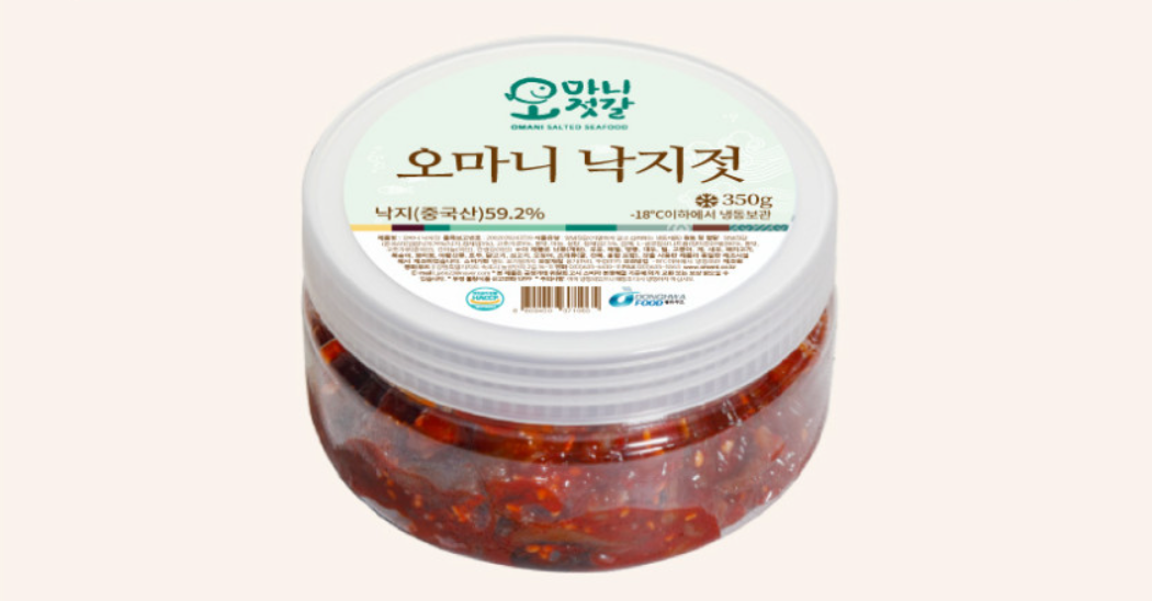 [동화푸드] 오마니 낙지젓 350g 속초 명장 대표 젓갈