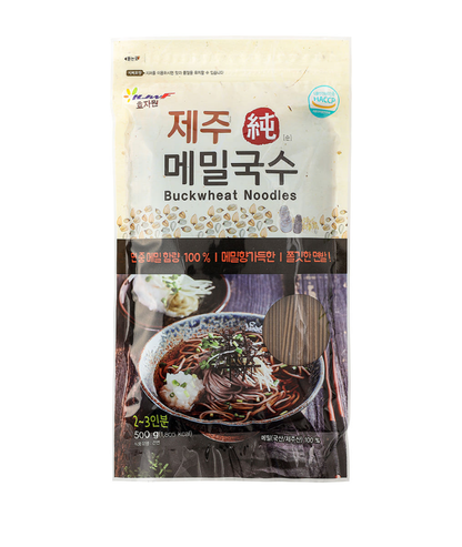 [효자원] 제주산 메밀 100% 순메밀 국수 - 무첨가, 글루텐 프리