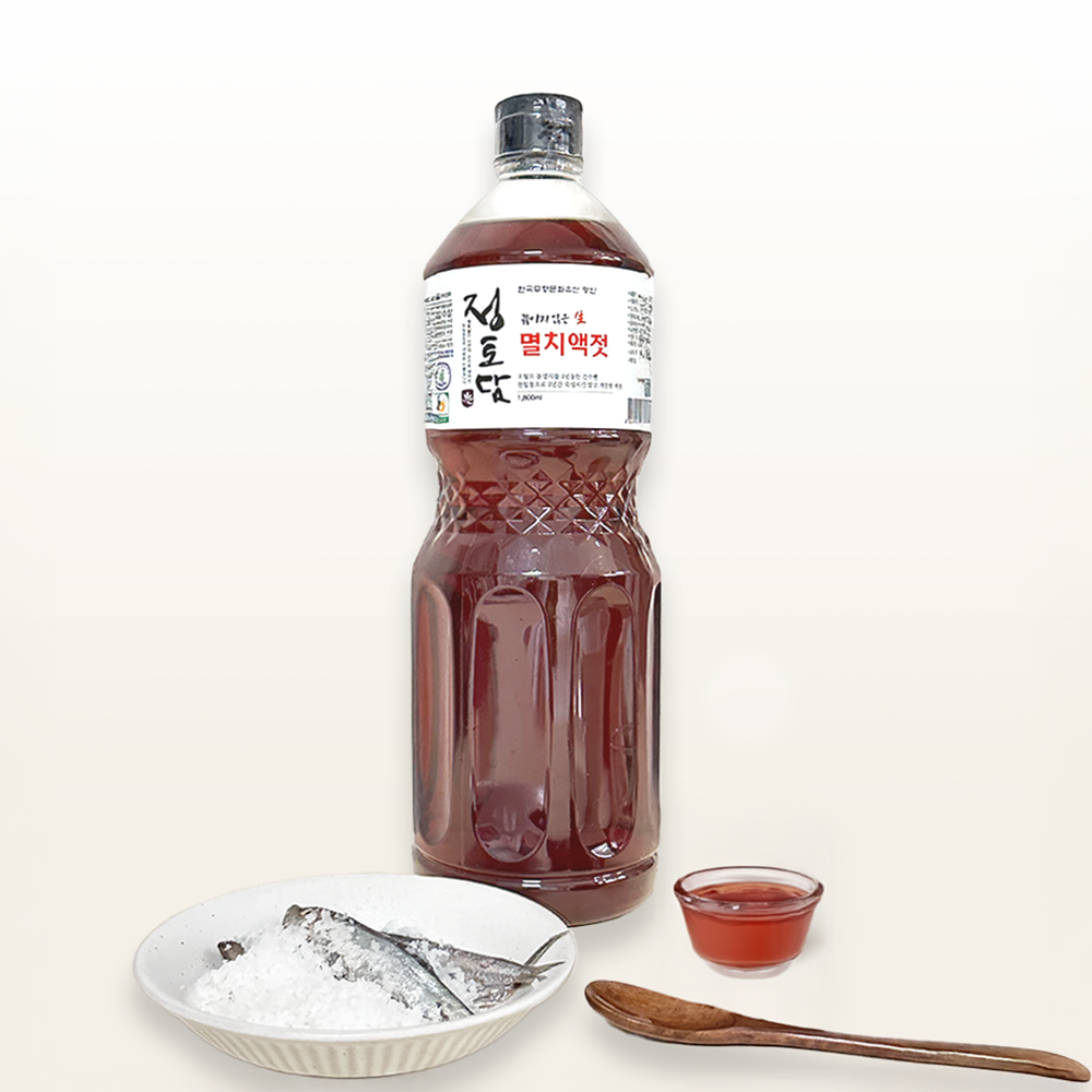 [정토담] 국내산 멸치와 간수로 끓이지 않고 만든 멸치액젓 1.8L