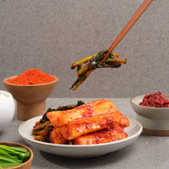 [Bonghwa Cheongnyangsan] Korean Herbal Whole Cabbage Kimchi 5kg - Traditional Low-Temperature Fermentation