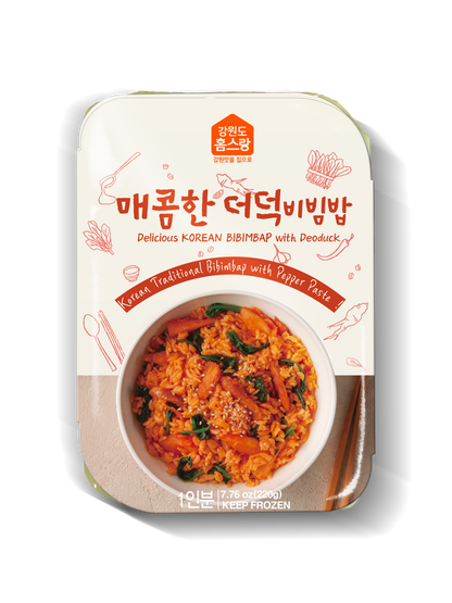 [강원도 홈스랑] 매콤한 더덕 비빔밥 220g