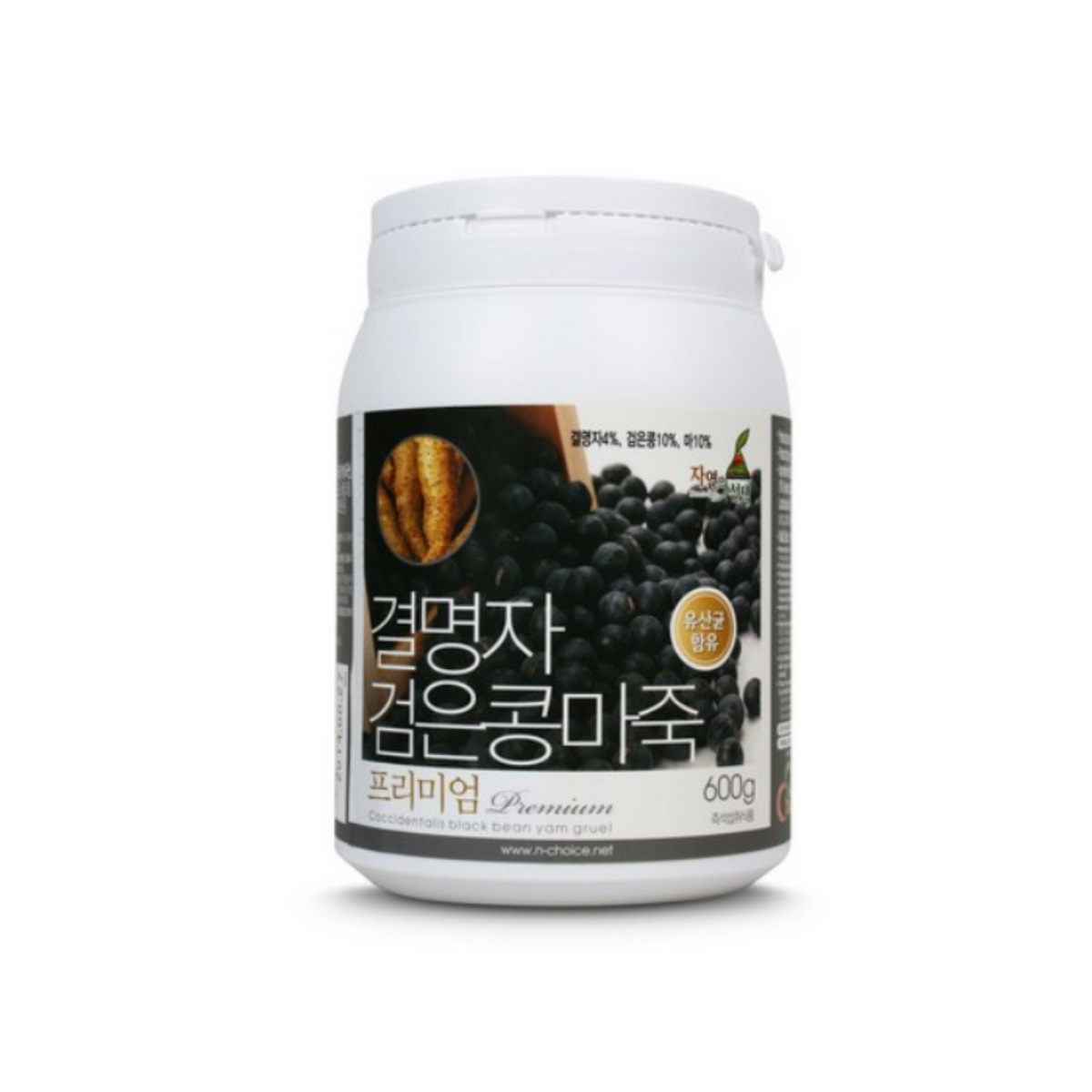 [엔초이스] 결명자 검은콩 마죽 (유산균 함유) 600g