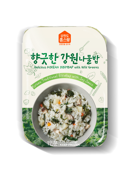 [강원도 홈스랑] 향긋한 강원 나물밥 220g