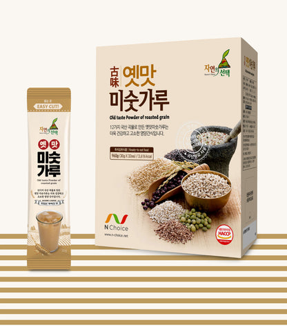 [N Choice] Traditional Roasted Grain Powder 30g x 32 packs (960g) - Individually packaged