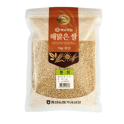 [횡성농협가공공장] 국내산 100% 현미 1kg