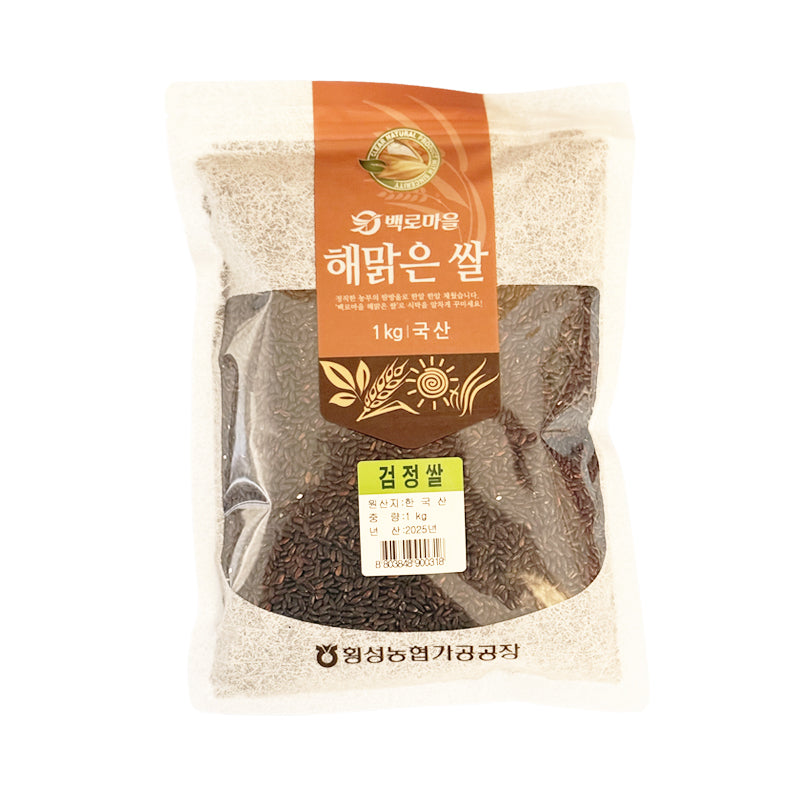 [횡성농협가공공장] 국내산 100% 검정쌀 흑미 1kg