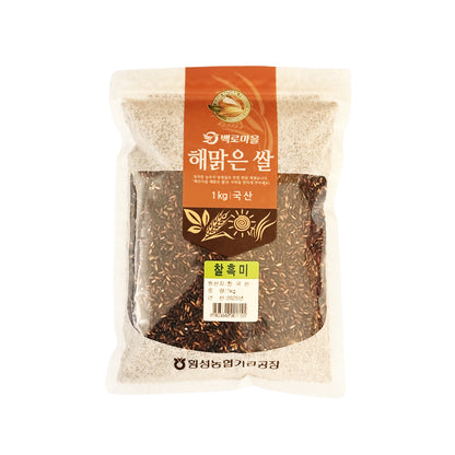 [횡성농협가공공장] 국내산 100% 찰흑미 1kg