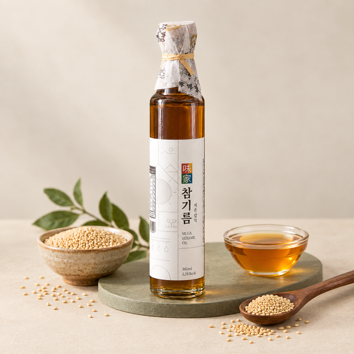 [서원당] 참깨 100% 미가 참기름 300ml- 저온착유