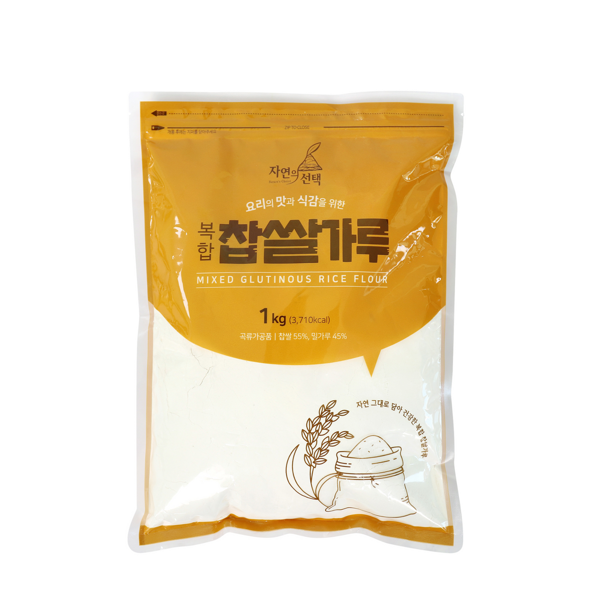 [엔초이스] 복합찹쌀가루 1kg - 떡/전 반죽용