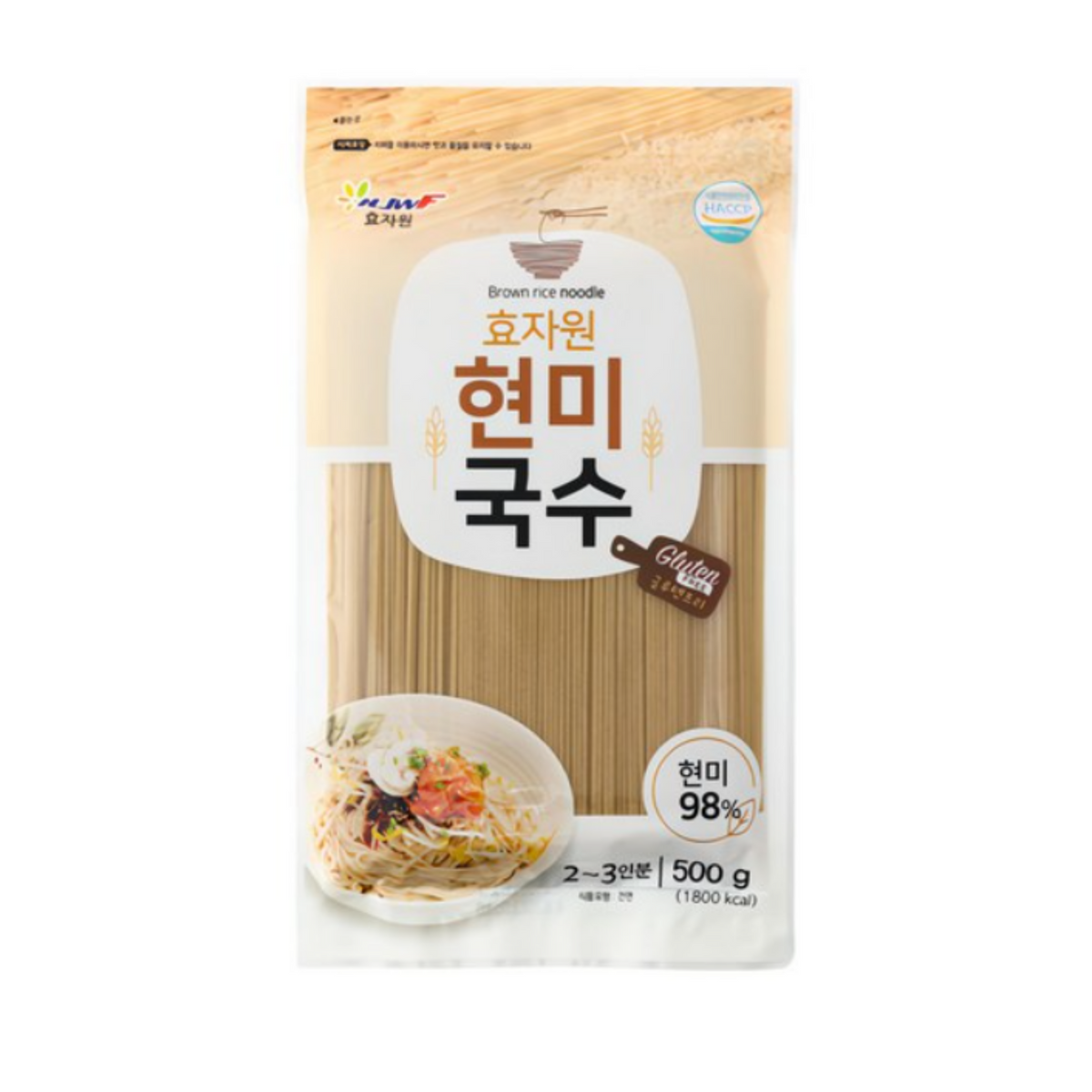 [Hyojawon] Korean Brown Rice Noodles - Gluten-Free, Complex Carbohydrates