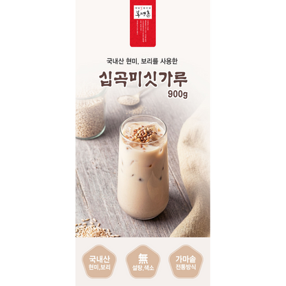 [봉평촌] 10곡 미숫가루 900g - 강원 봉평산 잡곡 혼합